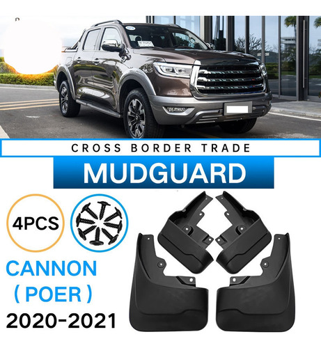 Para Great Wall Cannon Gwm Power Ute 22020 2021 2022 Car Mud Foto 5