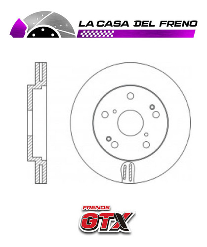 Par Disco Freno Del Acura Tl Type-s 3.2 2002 (j32a1-tl) Foto 5