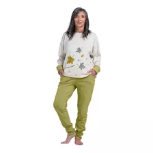 Pijama Dama Mora Invierno Conjunto Mel Pant+buzo Art Z458