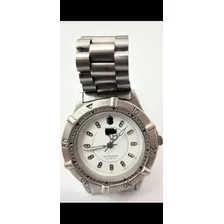 Reloj Cuarz Muy Buen Estado,acero Inox/funcionando Rep/tag