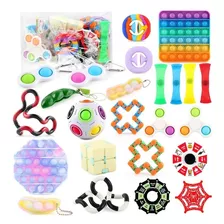 Combo Fidget Toys Souvenir Pack Antiestrés X4 Juguetes 