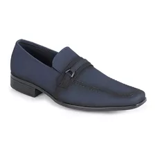 Sapato Bico Fino Masculino Casual Couro Nobuck Confortável