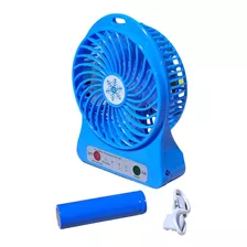 Ventilador De Mesa Usb Mini 3 Vel Portátil Usb Recargable