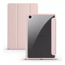 Funda Rosa Con 3 Pliegues Para Samsung Galaxy Tab S6 Lite