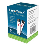 Easy Touch Tiras Test Strips Glucosa 50 Unidades