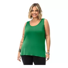 Regata Feminina Viscotorcion Plus Size Secret Glam Verde