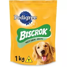 Petisco Biscoito Pedigree Biscrok Multi Cães Adulto 1 Kg