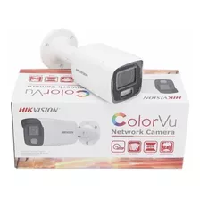 Câmera Ip Hikvision Colorvu 8mp 4k Acusense Ds-2cd2t87g2-lsu