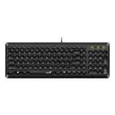 Teclado Genius Slimstar Q200 Ultra Delgado Multimedia Usb