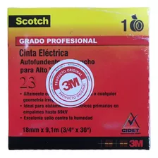 Cinta 3m 23 Scotch® Eléctrica De Hule Autofundente