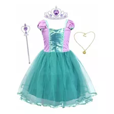 Henzworld Vestido De Sirena Para Niña Pequeña Disfraz De P