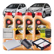 Kit Filtros Troca Oleo 10w30 Honda Fit 1.4 16v 2008 Á 2014