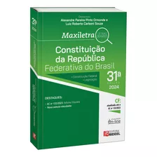 Constituição Da República Federativa Do Brasil Maxiletra Cf, De Alexandre Pereira Pinto Ormonde E Luiz Roberto Carboni Souza., Vol. 1. Editorial Rideel, Edición 31ª Edição En Português, 2024