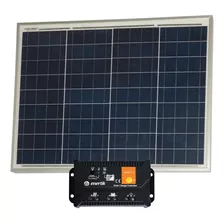 Pack Panel Fotovoltaico 50w + Regulador Solar - Enertik
