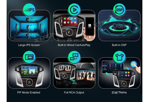 2023 Sync Android Ford Focus 2012-2016 Gps Carplay Radio Foto 7