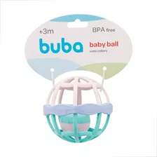 Brinquedo Chocalho Interativo Baby Ball Cute Colors Buba