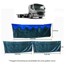 Jogo Cortina 3 Peça Caminhão Volvo Vm 270 320 Cores Diversas