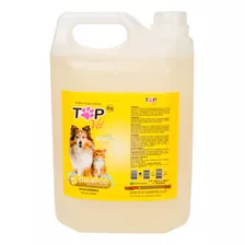 Shampoo Pets Hipoalergênico Pelos Dourados 5 Litros Top Vet Fragrância Aloe Vera
