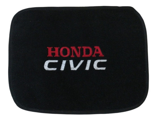 Kit 4 Tapetes Alfombra Bordado Logo Honda Civic 2024 Foto 3