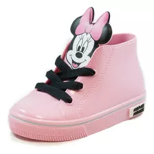 Bota Minnie Disney Little 22041 Rosa/preto