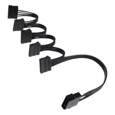 Cabo De Energia 4 Pin Molex Para 5 X 15 Pin Sata Splitter