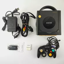 Console Nintendo Gamecube Preto Com Controle