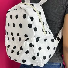 Mochila Pequena Feminina Impermeável Casual Viagem Moda Cor Branco