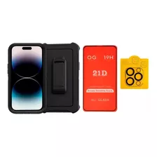 Estuche Defender Otterbox +cámara+vidrio Compatible iPhone