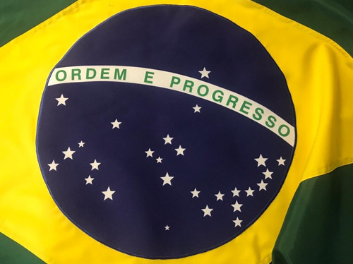 Bandeira Do Brasil Grande 3 Panos (1,92x1,35)