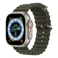 Pulseira Ultra Silicone Oceano Para Apple Watch 44 45 49mm