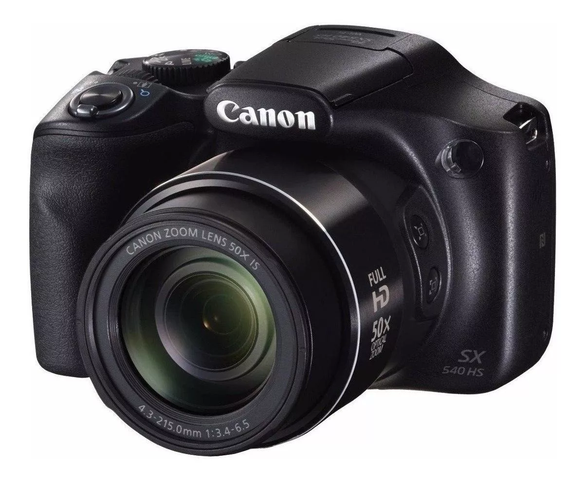  Canon Powershot Sx Sx540 Hs Compacta Avançada Cor  Preto