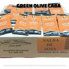Salsa De Soja Enrico Baronese (caja X 200 Sobres X 8cc) 
