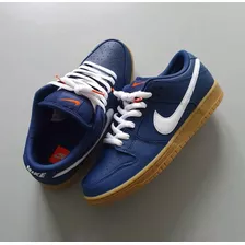 Nike Sb Orange Label Dunk Low Pro Navy Gum 10 Us