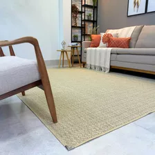 Tapete Sala 2,0x2,5 Metros Sisal Ambiente Clássico Neutro