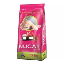 Nucat 15kg Croqueta Alimento Gato By Nupec Envio Gratis
