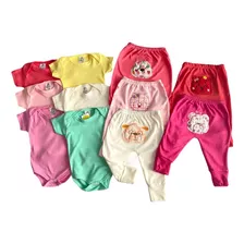 Kit De Bebe Body Mijão 6 Peças Bebê Menino Menina Boris Bore