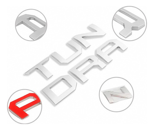Emblema Logo Portalon Trasero Toyota Tundra 3d  Foto 10