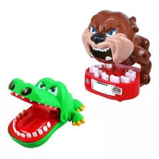 Jogo De Pegadinha Mini Bad Dog + Crocodilo Dentista Original