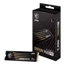 Msi Spatium M480 Pro Pcie 4.0 Nvme M.2 2tb Ssd Interno Pcie 