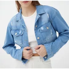 Campera Jean Corta Bora Jeans