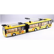 Miniatura Ônibus Articulado Elétrico(trólebus) Escala 1:50