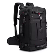 Mochila Trekking Kaka 2070 Color Negro Diseño Lisa 40l