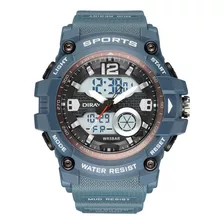 Reloj Deportivo Diray Hombre Moda Originales Color De La Correa Azul