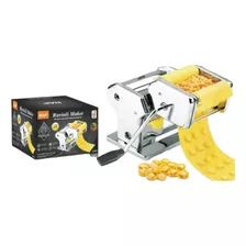 Máquina P/pasta Ravioles Tallarines Manual Acero Inoxidable