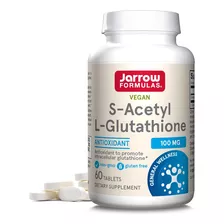 Jarrow Formulas S-acetil L-glutatión Tabletas - 100 Mg - 60