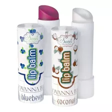 Kit 2 Lip Balm Giovanna Baby Blueberry + Coconut 3,5g