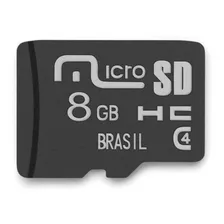 Cartão Microsdhc Multilaser 8gb Cl 4