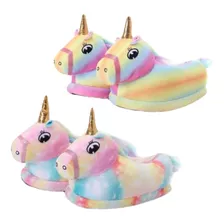 Pantuflas Niñas Niños Mujer Adultos Unicornio 