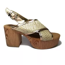 Sandalias De Mujer Plataforma Zapatos Comodos Taco Alto 