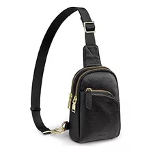 S-zone Sling Bag Para Mujer, Riñoneras De Cuero Genuino Con 